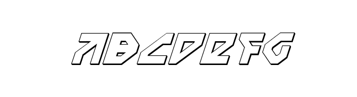 Nostromo 3D Italic  Free Fonts Download