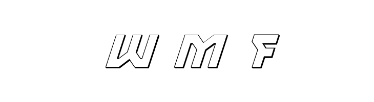 Nostromo 3D Italic  Free Fonts Download