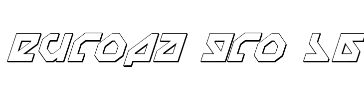 Nostromo 3D Italic  Free Fonts Download