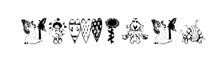 AEZAnastacia's Dings  Free Fonts Download