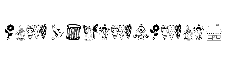 AEZAnastacia's Dings  Free Fonts Download