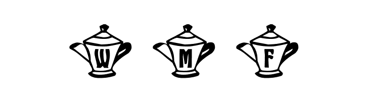 mzw teaparty  Free Fonts Download