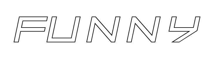 ALPHA    OUTLINE Italic  Free Fonts Download