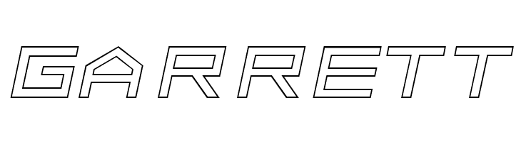 ALPHA    OUTLINE Italic  Free Fonts Download