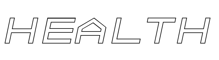 ALPHA    OUTLINE Italic  Free Fonts Download