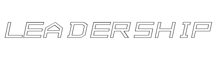 ALPHA    OUTLINE Italic  Free Fonts Download