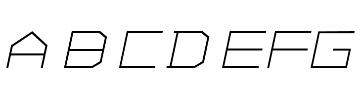 ALPHA  Italic  Free Fonts Download