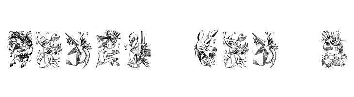 Z-Most Critter 2  Free Fonts Download