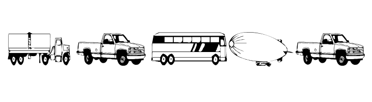 AEZ Transportation 2005  Free Fonts Download