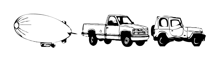 AEZ Transportation 2005  Free Fonts Download