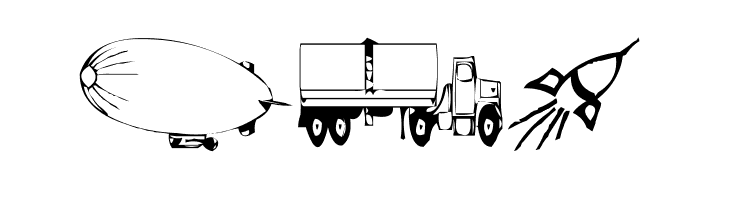 AEZ Transportation 2005  Free Fonts Download