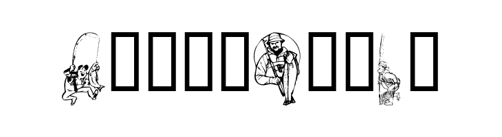 KR A Fishing We Go  Free Fonts Download