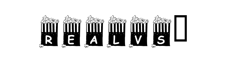 KR Popcorn Time!  Free Fonts Download