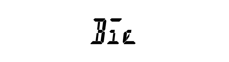 GD-Digit13LED-OTF  Free Fonts Download