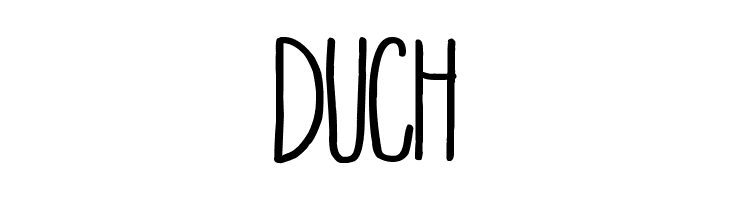 DUCH Pea Mystie Caps Font