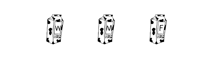 KR Cow Juice  Free Fonts Download