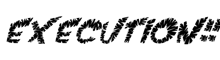 VTC ScreamItLoudSliced Italic  Free Fonts Download