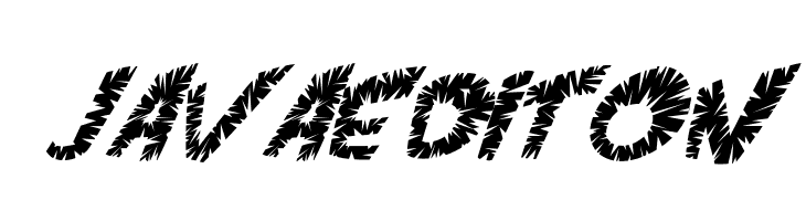 VTC ScreamItLoudSliced Italic  Free Fonts Download