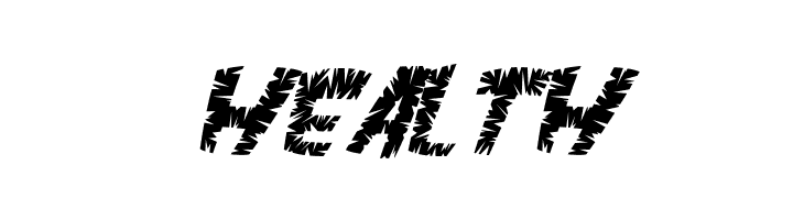 VTC ScreamItLoudSliced Italic  Free Fonts Download