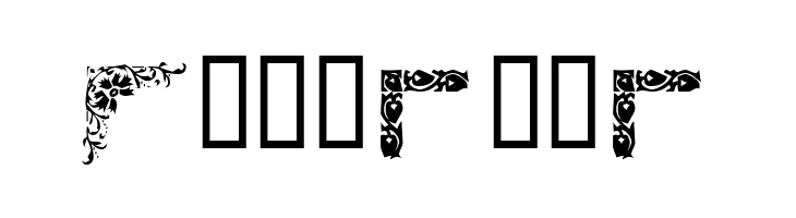 Corners 1a  Free Fonts Download