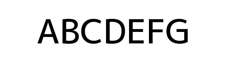 ABCDEFG M+ 1p medium Font