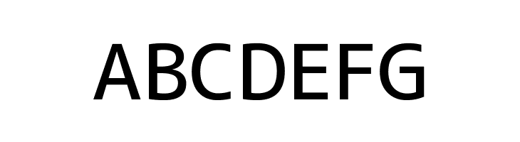 ABCDEFG M+ 1c medium Font