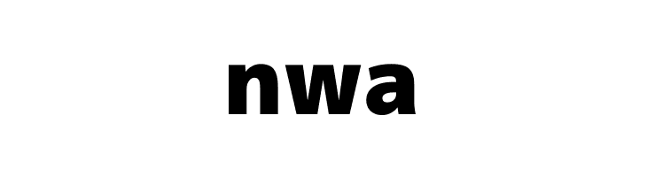 nwa M+ 2p black Font