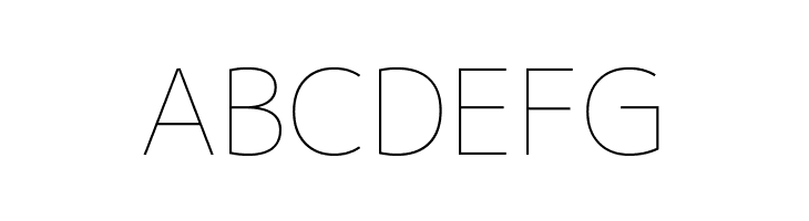 M+ 1p thin  Free Fonts Download