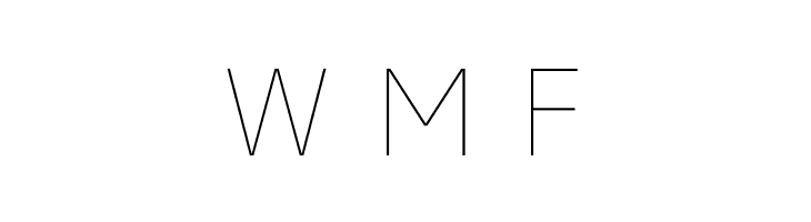 M+ 1p thin  Free Fonts Download