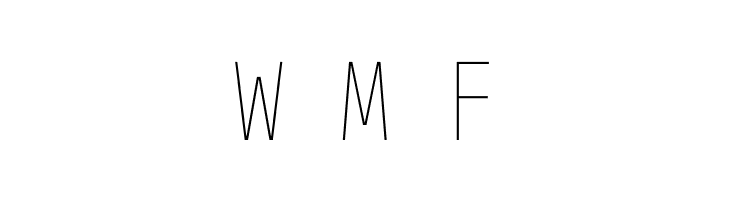 M+ 1mn thin  Free Fonts Download