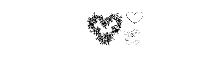 AEZ executive hearts  Free Fonts Download