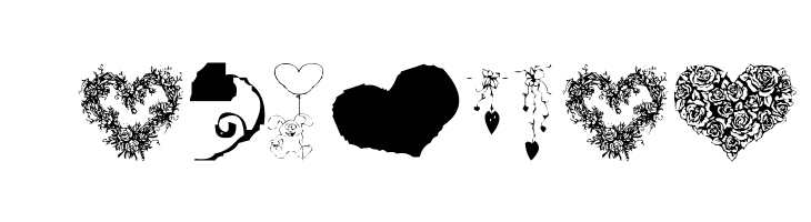 AEZ executive hearts  Free Fonts Download