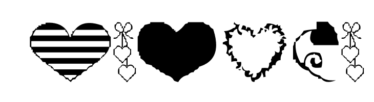 AEZ executive hearts  Free Fonts Download