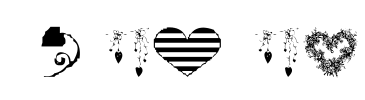 AEZ executive hearts  Free Fonts Download