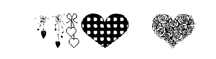 AEZ executive hearts  Free Fonts Download