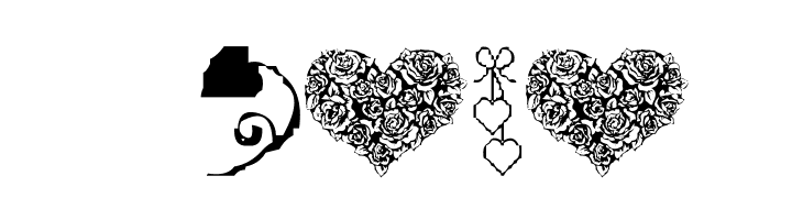 AEZ executive hearts  Free Fonts Download