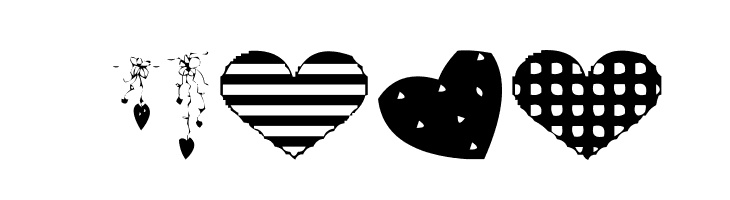 AEZ executive hearts  Free Fonts Download