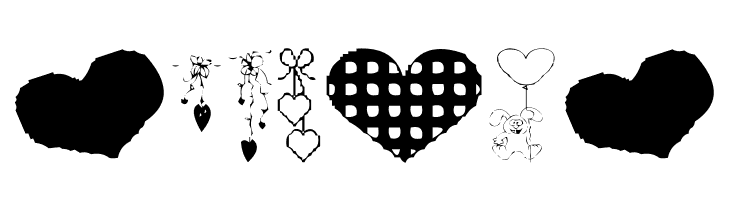 AEZ executive hearts  Free Fonts Download