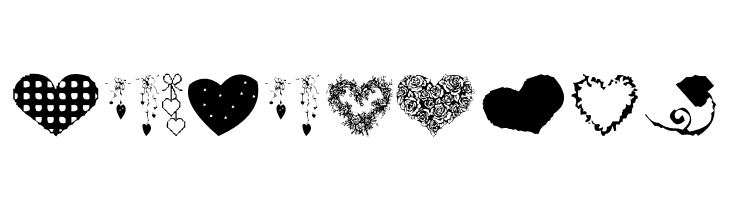 AEZ executive hearts  Free Fonts Download