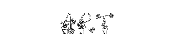 FlowerSketches  Free Fonts Download