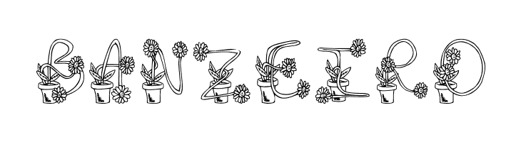 FlowerSketches  Free Fonts Download