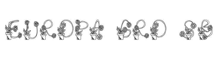 FlowerSketches  Free Fonts Download