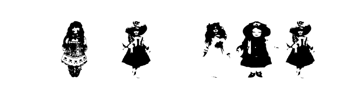 AEZ toy dolls  Free Fonts Download