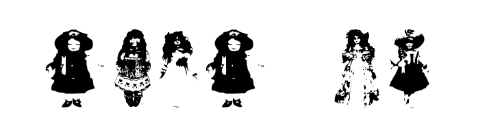 AEZ toy dolls  Free Fonts Download