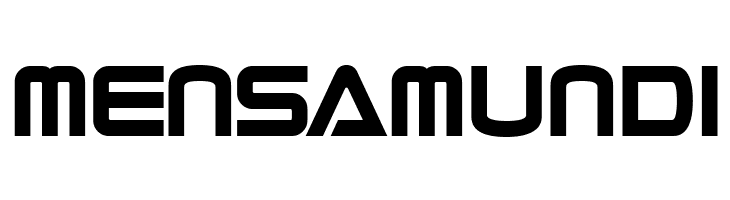 MENSAMUNDI BoomBox Font