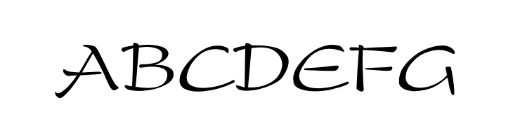 ABCDEFG Prescript Font