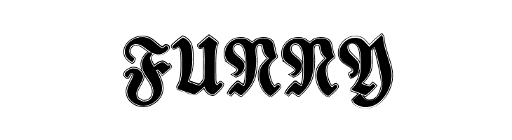 TypographerFraktur Contour  Free Fonts Download