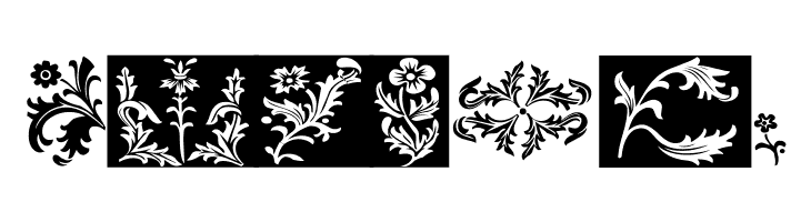 YY Old English Dingbats  Free Fonts Download