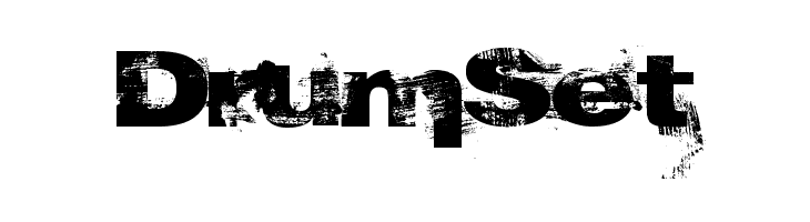 DrumSet EpoXY histoRy Font