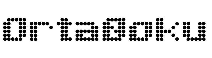 Dot Font Eng  Free Fonts Download